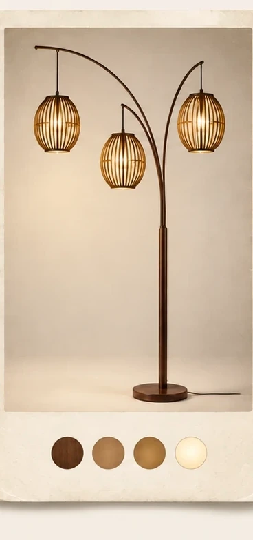 Drawing of the shape: Adesso Bronze, shown as a print with the four colors it is drawn in below it.