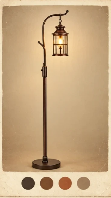 Drawing of the shape: Asmymhd Lantern, shown as a print with the four colors it is drawn in below it.