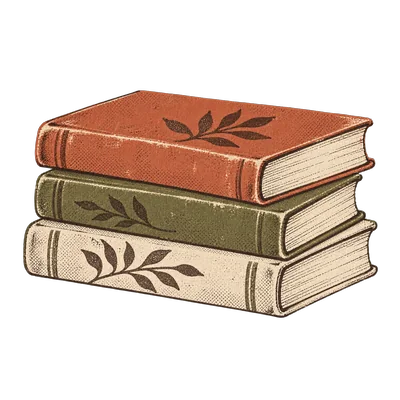 A stack of hardcover books on a nightstand.