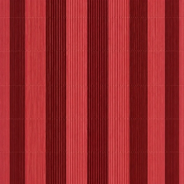 Drawing of the pattern. Fine vertical stripes across a deep red ground.